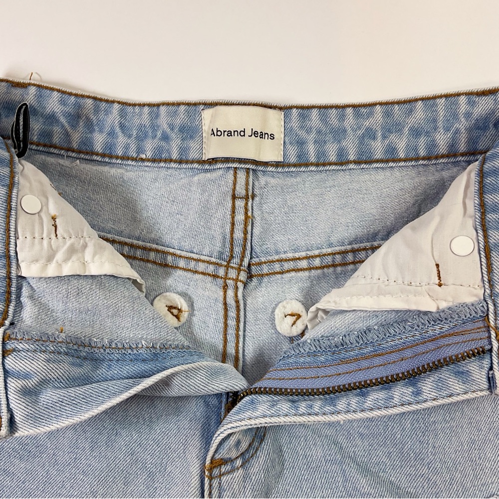 ABRAND A High Relaxed Denim Cutoff Jean Shorts - Picture 8 of 10
